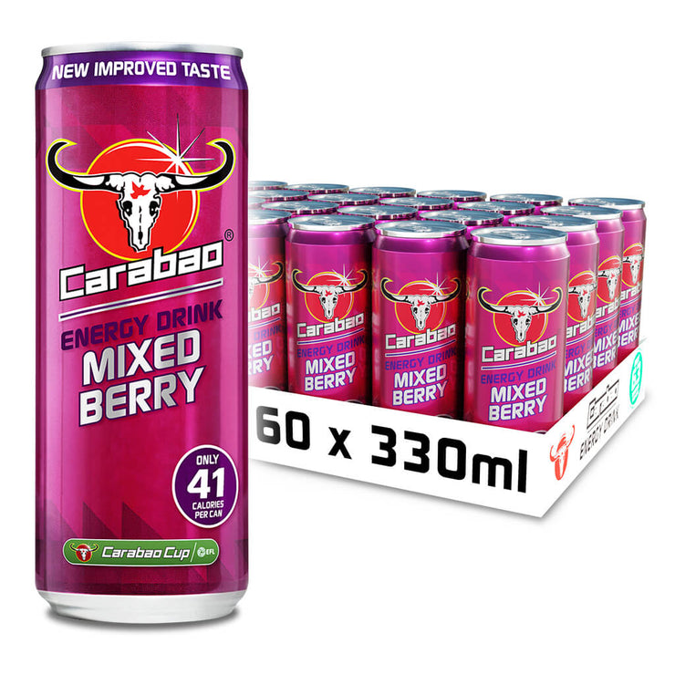 Carabao Energy Drink Mixed Berry (330ml Can)