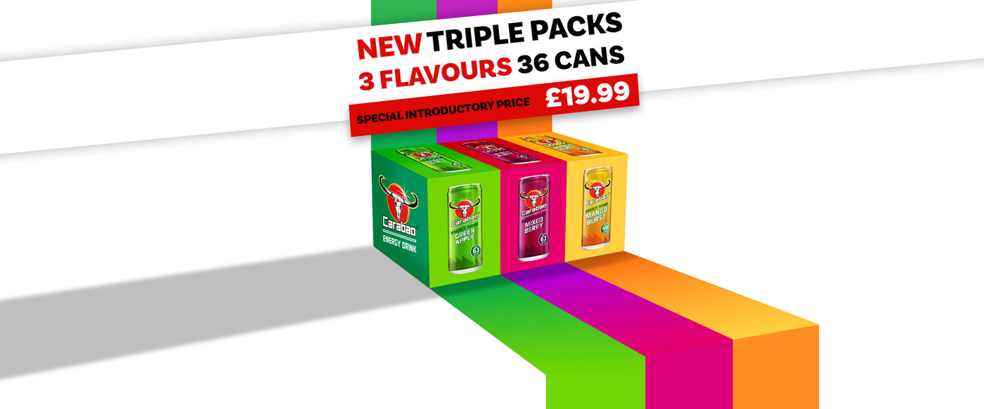 Carabao Energy Drink Triple Pack 36 Cans £19.99 Sale