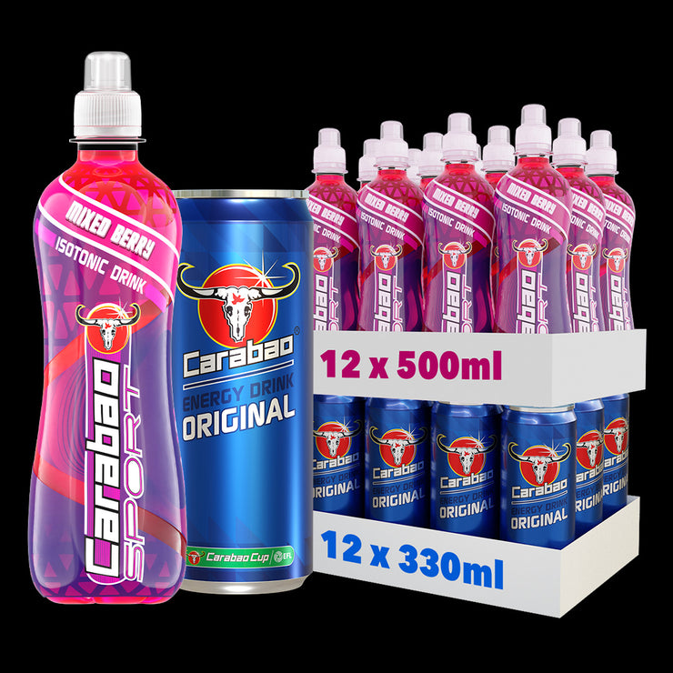 Carabao SPORT & Energy Drink Combo Pack (24 x Pack)
