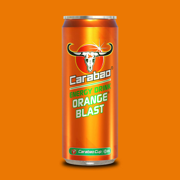 Carabao Energy Drink Orange Blast (330ml Can)