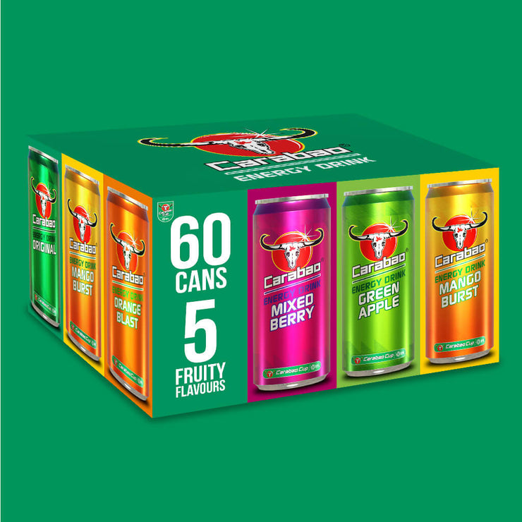 Carabao Energy Drink Flavour Pack (60 x 330ml)
