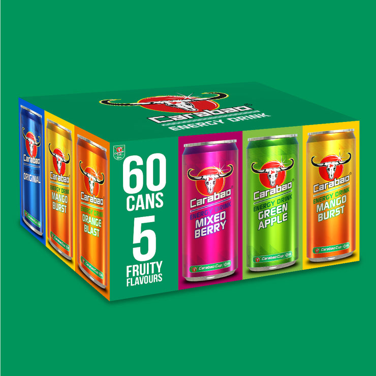 Carabao Energy Drink Flavour Pack (60 x 330ml)