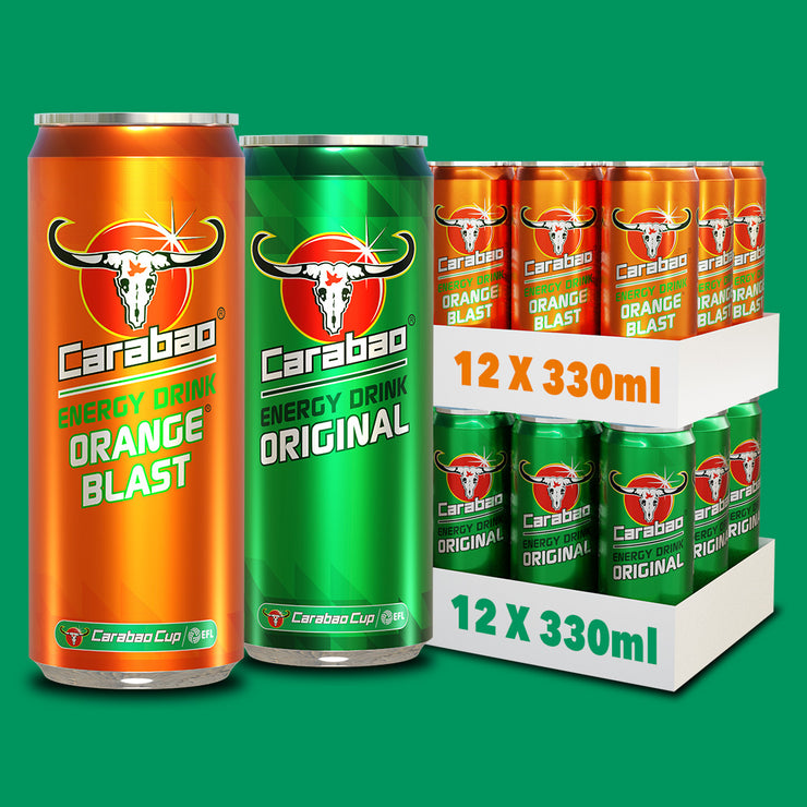 Carabao Energy Drink Combo Pack (24 x 330ml)