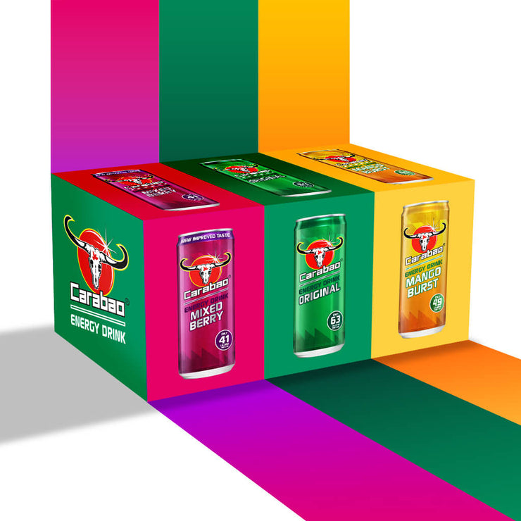 Carabao Energy Drink Triple Pack (36 x 330ml)