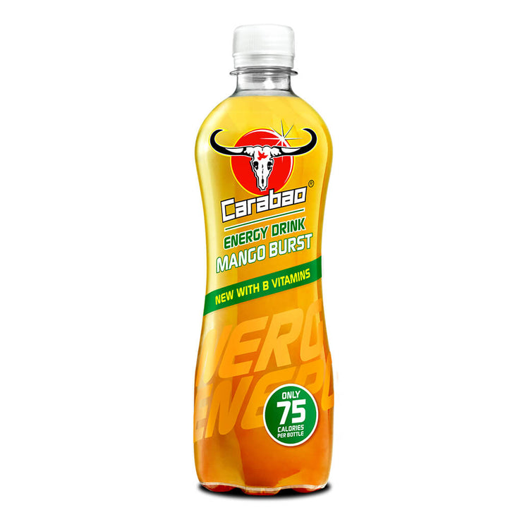 Carabao Energy Drink Mango Burst (500ml Bottle)