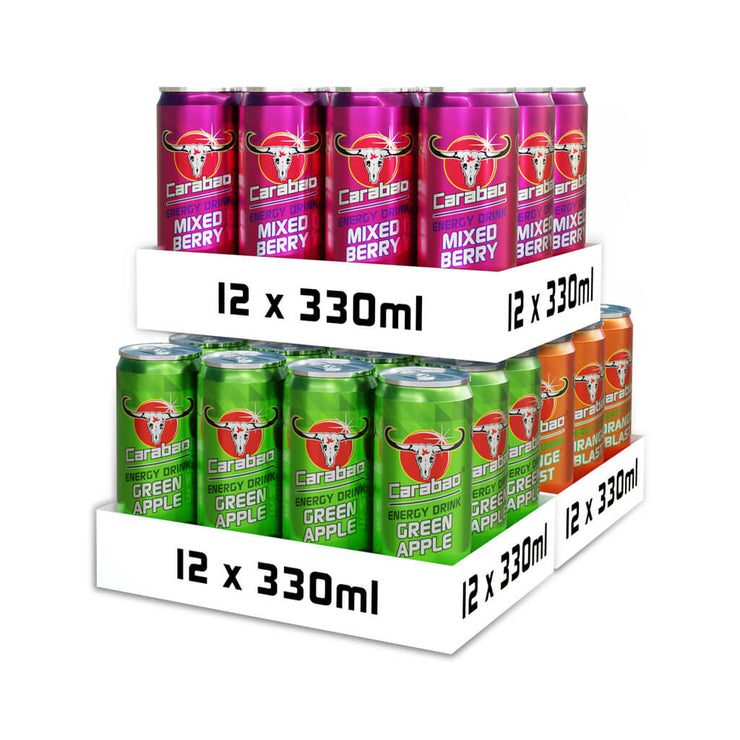 Carabao Energy Drink Fruity Pack (36 x 330ml)