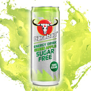 Carabao Energy Drink Green Apple Sugar Free (330ml Can)